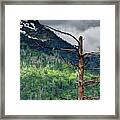 Glacier Sunlight Framed Print