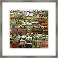 Gold Mine Town Framed Print