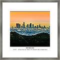 Golden California Sunrise Poster Print Framed Print