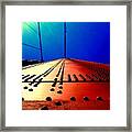 Golden Gate Bridge In California Rivets And Cables Framed Print