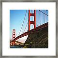 Golden Gate Bridge Sausalito Framed Print