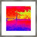 Golden Gate Mod Pop Framed Print