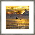 Golden Sky Framed Print