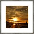 Golden Sunsets Framed Print