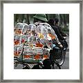 Goldfish In A Bag Vietnam On Bicycle Unique Framed Print