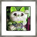 Good Meowning. I Feel So Lucky Today Framed Print