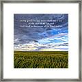 Goodness And Mercy Framed Print