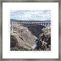 Gorge Blue Rio Framed Print