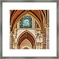 Gothic Arches - Holy Name Cathedral - Chicago Framed Print