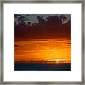 Gower Sundown Framed Print