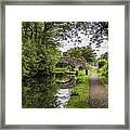 Goytre Wharf  Bridge Framed Print