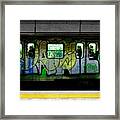 Graffiti Train Framed Print
