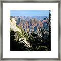 Grand Canyon Sunset On North Rim Framed Print