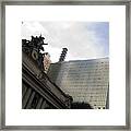 Grand Central And The Chrysler Building Framed Print