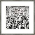Grand Ceremonial Banquet At The French Framed Print