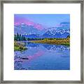 Grand Teton Sunrise Framed Print