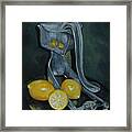 Grandma's Lemons Framed Print