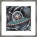 Gray Space Cat Framed Print