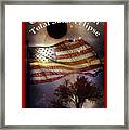 Great American Eclipse American Flag T Shirt Art Framed Print