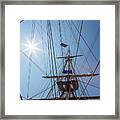 Great Day To Sail A Tall Ship Framed Print