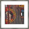 Great Northern Railway Old Boxcar Framed Print