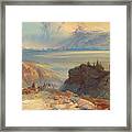 Great Salt Lake Of Utah 1876 Framed Print