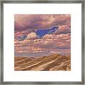 Great Sand Dunes And Great Clouds Framed Print