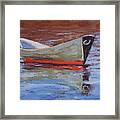 Green Dory Framed Print