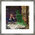 Green Goddess Devotee 1901 Framed Print