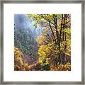 Green Mountain Fall Framed Print