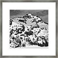 Grey Wolf Peak, Mission Mountains Framed Print