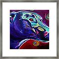 Greyhound - Framed Print