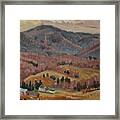 Greylock From The West Framed Print