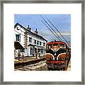 Greystones Railway Station Wicklow Framed Print