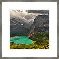 Grinnell Glacier Trail Summer Storms Framed Print