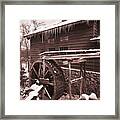 Grist Mill At Siver Dollar City Framed Print