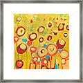 Growing In Yellow No 2 Framed Print