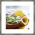 Guac And Chips Framed Print