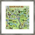 Guadalupe Valley Area Framed Print