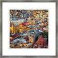 Guanajuato From Above Framed Print
