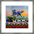 Guardian Of The Temple Framed Print