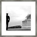Guarding The Unknown Soldier Framed Print
