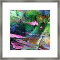 Guided By Intuition - Abstract Art - Triptych 3 Of 3 Framed Print