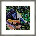 Guitar Heroine Framed Print