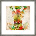 Guitar Siren Framed Print