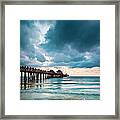 Gulf Coast Sunset Framed Print