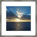 Gulf Of Mexico Sunrise Framed Print