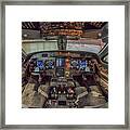 Gulfstream Cockpit Framed Print