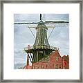 Haarlem Windmill Framed Print
