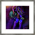 Hair Guitar Framed Print